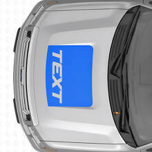 Blackout Custom Hood Vinyl Decal for Musclecar Truck 2009-2014_2
