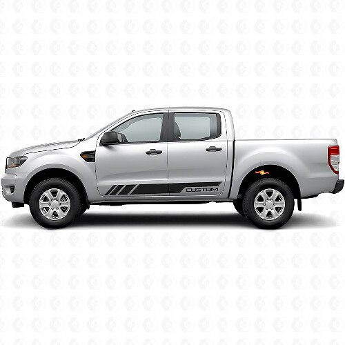 Custom Decorated Side Stripes Vinyl Decal Kit for Musclecar Ranger T6 2011-2017