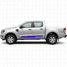 Custom Decorated Side Stripes Vinyl Decal Kit for Musclecar Ranger T6 2011-2017_2