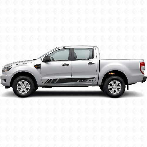 Racing Custom Side Stripes Vinyl Decals Kit for Musclecar Ranger T6