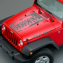Kit de calcos de vinilo para capó de neumáticos para Jeep Wrangler 3