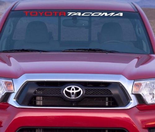 Toyota Tacoma Windshield Banner Vinyl Decal for Toyota Tacoma
