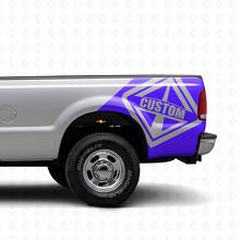 Custom Rear Fender Vinyl Decal for Musclecar F-250 F-350_2