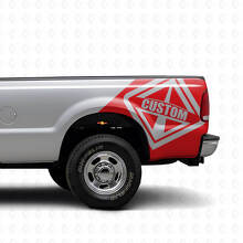 Custom Rear Fender Vinyl Decal for Musclecar F-250 F-350_4