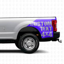 4x4 Rear Side Fender Vinyl Decal For Musclecar F-250/350_2