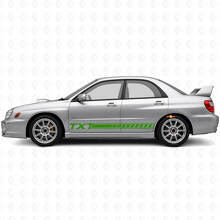 Custom Stripes Rocker Panel Vinyl Decal Kit for Suba Impreza 2002-07_3