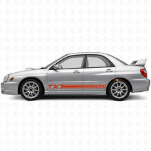 Custom Stripes Rocker Panel Vinyl Decal Kit for Suba Impreza 2002-07_4