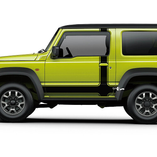 Suzuki JIMNY Side Doors Stripes Decal Logo Lines Sticker

