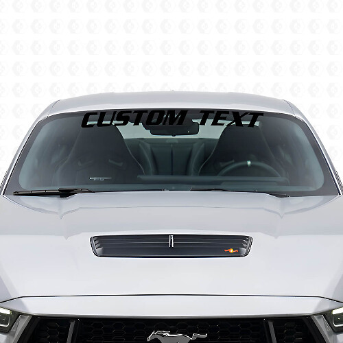 Custom Windshield Banner Vinyl Decal for Musclecar Musclecarmodel Shelby GT Cobra 4.6