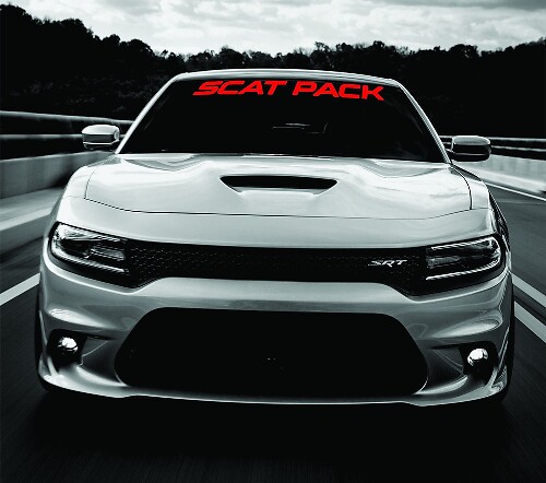 Dodge Charger SCAT PACK Windshield Banner Sticker Decal 2011-2017 SRT MOPAR 392 Scatpack

