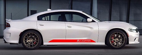 Mopar Style Stripes Side Door Vinyl Decal Sticker for Dodge Charger 2011-2017