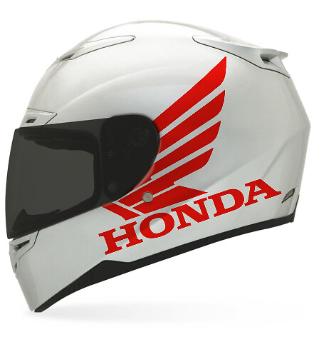 2 Honda sticker for helmet decal motorcycle parts dot shoel arai bell