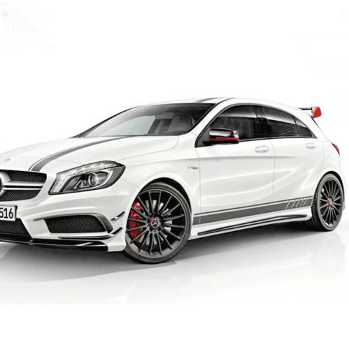 Kit complet d’autocollants vinyle bandes de course pour Mercedes-Benz A45 AMG