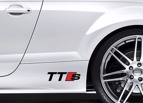 TTS Style Side Body Vinyl Decal Set for Audi TT