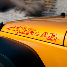 Polar Vortex Vinyl Hood Sticker Decals for Jeep Wrangler JK JKU_3