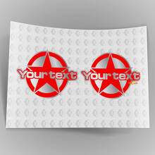 Star Lettering Vinyl Decals for Jeep Renegade_2