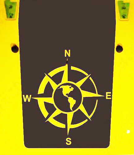 Jeep Wrangler Blackout Compass Vinyl Hood Sticker Decal TJ LJ JK JKU Unlimited
