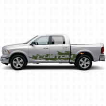 Mud Splash Custom Side Vinyl Decal Kit for Dodge Ram Rebel 2009–2016_3