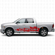 Mud Splash Custom Side Vinyl Decal Kit for Dodge Ram Rebel 2009–2016_4