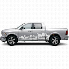 Mud Splash Custom Side Vinyl Decal Kit for Dodge Ram Rebel 2009–2016_5