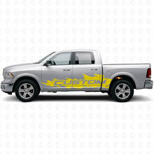Mud Splash Custom Side Vinyl Decal Kit for Dodge Ram Rebel 2009–2016_6