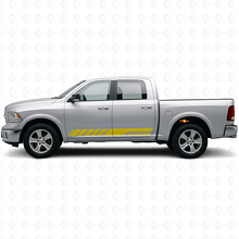 Custom Racing Side Stripes Vinyl Decal Kir for Dodge Ram Rebel 2009-2016 _6