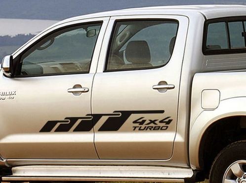 Toyota HILUX Graphics side decal stripe decal model 2