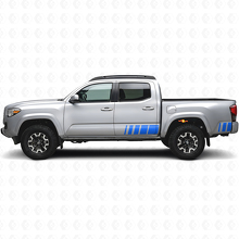 Retro Style Side Stripes Vinyl Decal Kit for Toyota Tacoma 2016_2