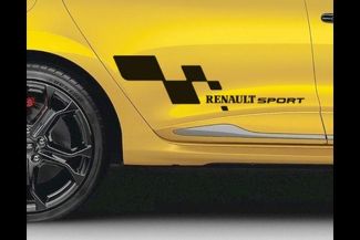 RENAULT Sport Flag stickers for Clio Megane