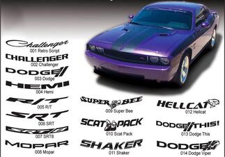 Dodge challenger 42 inch wide windshield banner srt hemi mopar hellcat