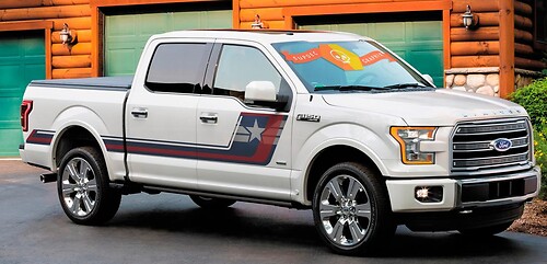 NEW Captain America theme superhero patriotic Ford F-150 Hockey Tremor Style Stickers Decals Stripes Vinyl Graphics
