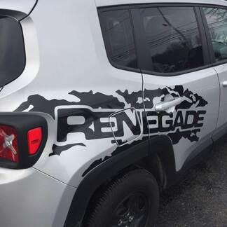 NEW 2017-2019 Jeep Renegade Graphics - Decal Set Matte Gloss Finishes 1