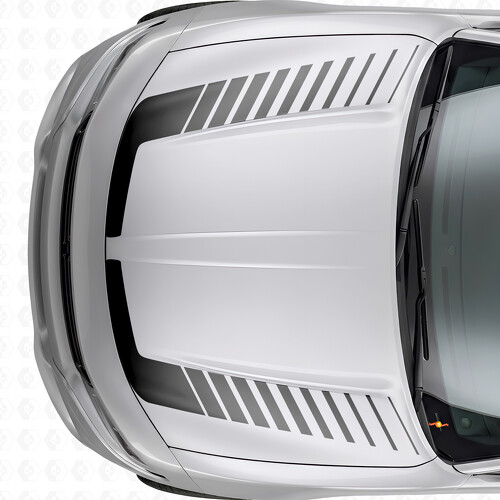 Strobe Style Accent Stripes Hood Vinyl Decal Sticker for Dodge Charger 2015-2026