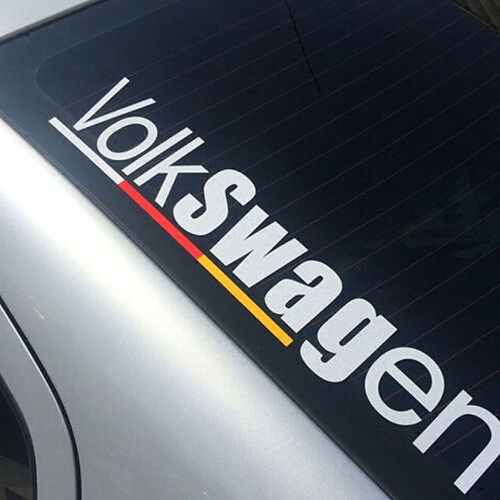 Creative VW Windshield Vinyl Decal for Volkswagen Cars