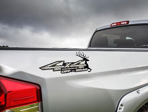 4x4 Deer Truck Decal Camo X realtree Hunting Camouflage Sticker LAMINATED

