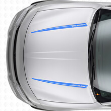 Dual Custom Stripes Hood Vinyl Decal Sticker for Dodge Charger 2015-2026_2