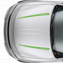 Dual Custom Stripes Hood Vinyl Decal Sticker for Dodge Charger 2015-2026_3