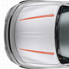 Dual Custom Stripes Hood Vinyl Decal Sticker for Dodge Charger 2015-2026_4
