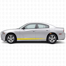 Dual Strobe Stripes Side Vinyl Decal Sticker for Dodge Charger 2011-2014_5