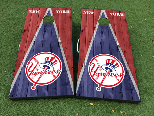 New York Yankees Cornhole Board Game Decal VINYL WRAPS with LAMINATED