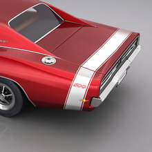 Rear Trunk and fender 500 stripes decals stickers for 1969 Dodge Charger 500
 2