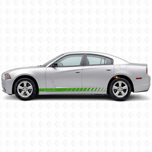 Custom Strobe Stripes Side Vinyl Decal Sticker for Dodge Charger 2011-2014_3