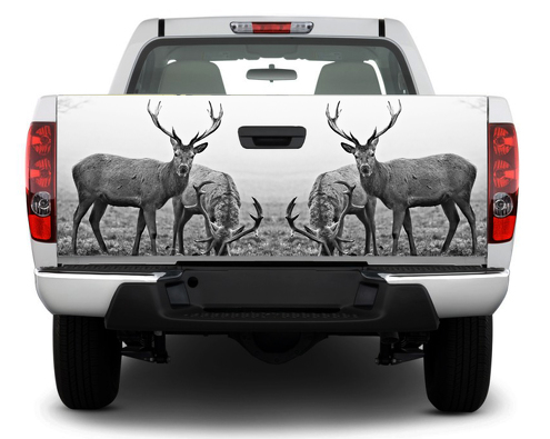 Deer Hunting Animal Tailgate Decal Sticker Wrap Pick-up Truck SUV Car