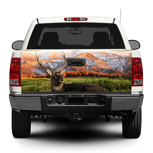 Deer Animal Nature Tailgate Decal Sticker Wrap Pick-up Truck SUV Car