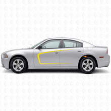 C-Style Stripes with Outside Contour Side Vinyl Decal Sticker for Dodge Charger 2011-2014_5
