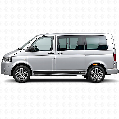 Branded Side Stripe Vinyl Decal Kit for Volkswagen T5 Multivan
