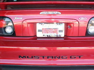 94-98 Mustang Gt V6 Letter Inserts Decals Bumper Letters Ford Licensed Stickers