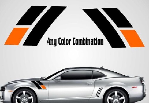 2010 2011 2012 2013 2014  - 2020 45th Anniversary Chevy Camaro SS Fender Stripes Sticker Decal 2