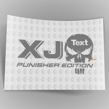 Truck Car Sticker Decal - (2) XJ JEEP Punisher EDITION - Vinyl Sticker Decal Outdoor vinyl
 2
