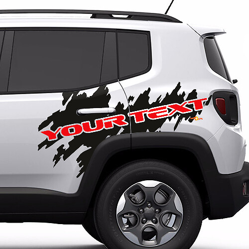 Autocolant Vinil Grafic cu Litere Splash pentru Jeep Renegade Cherokee